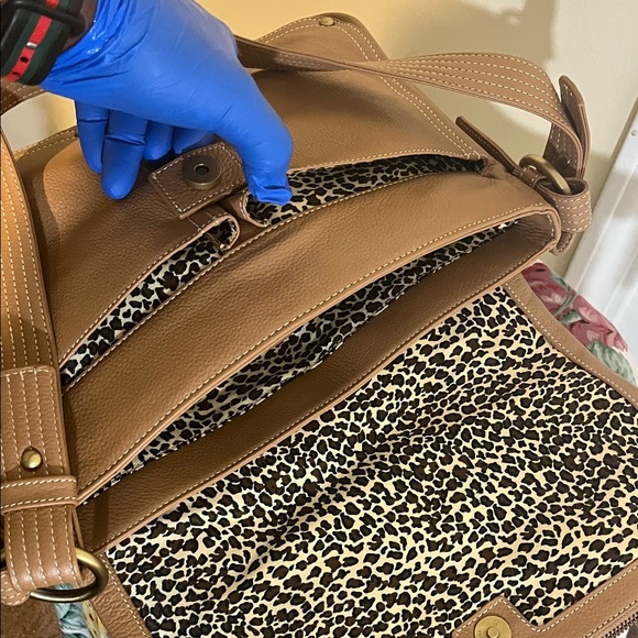 Tan Leather Satchel Bag
B Collective - Picture 4 of 6